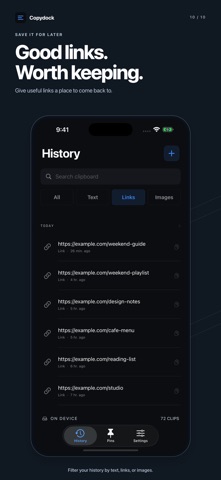 Copydock: Clipboard History Screenshot 10