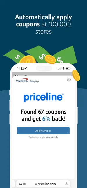 Capital One Shopping: Save Now iPhone screenshot 2