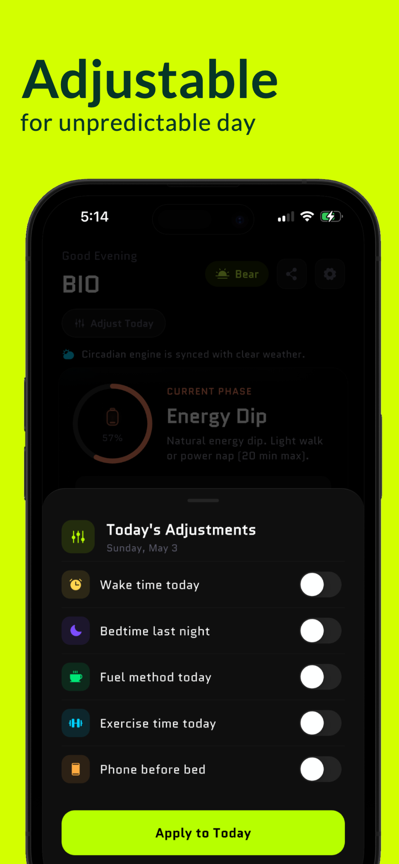 BIO: Circadian Rhythm & Sleep