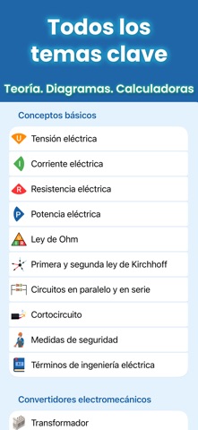 Manual del electricista iPhone screenshot 3