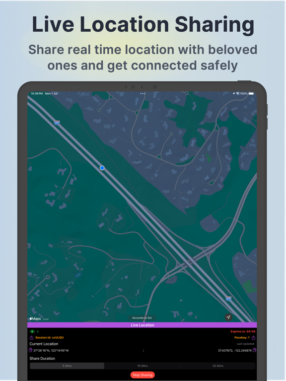 Geo Location Tools - Live GPS iPad screenshot 4 - Navigation app