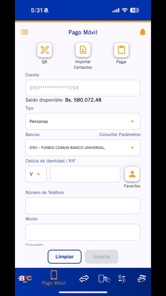 #5. BFC Móvil (iOS) Podle: BFC Banco Fondo Comun C.A. Banco Universal