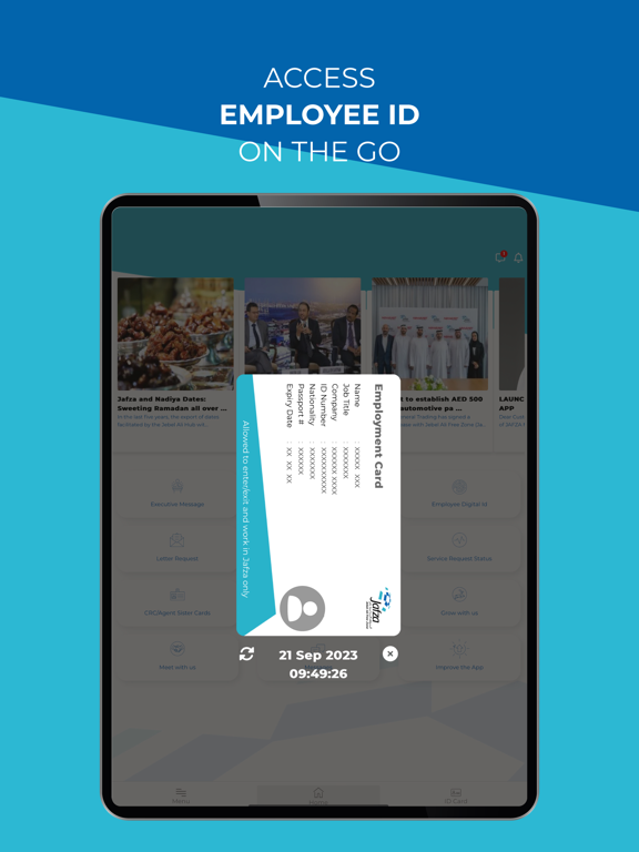 Jafza iPad screenshot 3 - Business app
