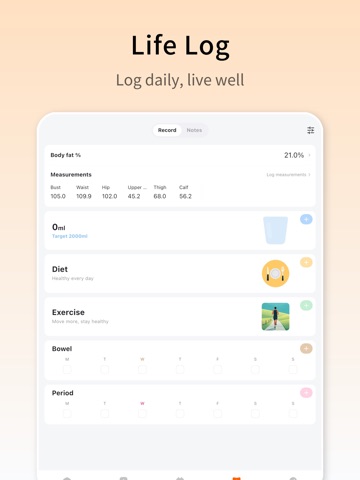 WeightDiary - Track better you iPad screenshot 4