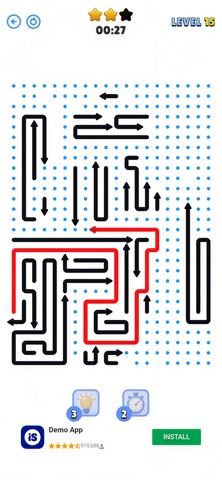 Arrow+ Escape Puzzle iPhone screenshot