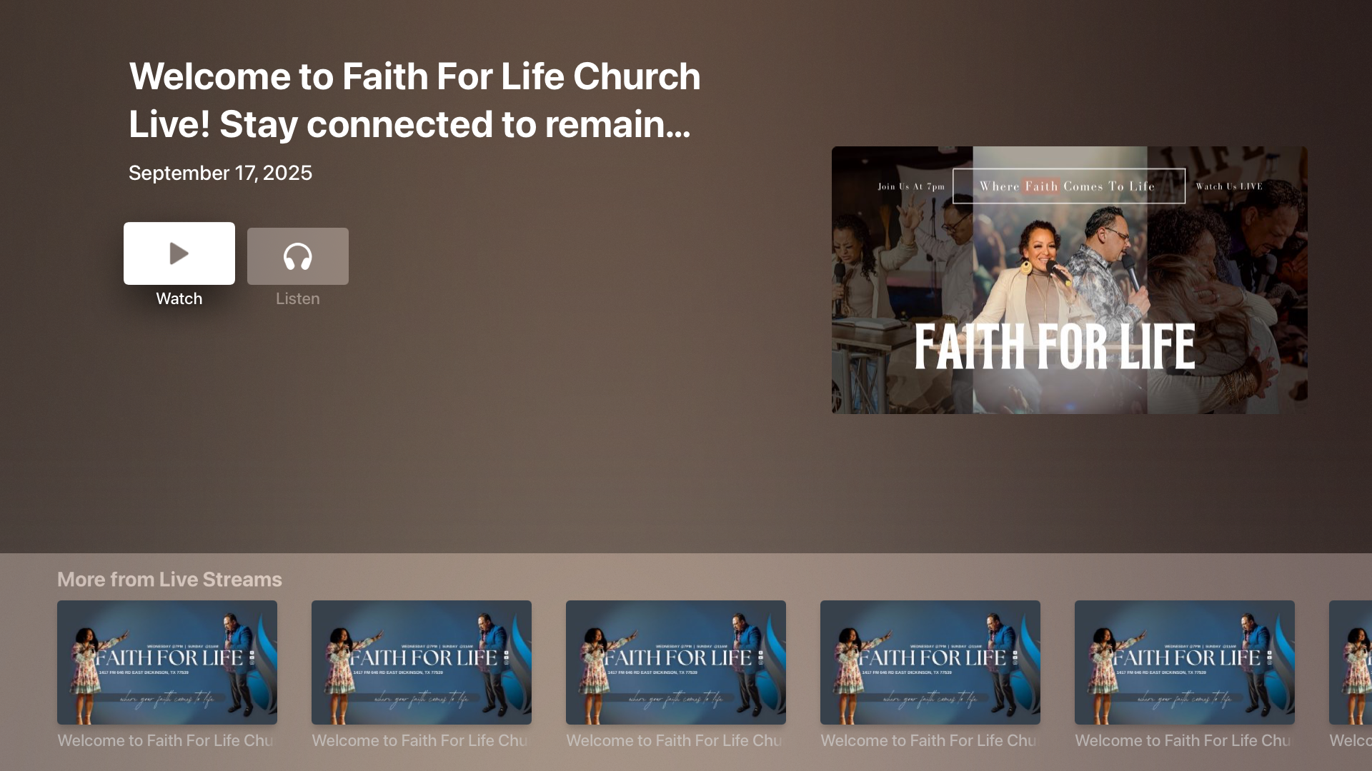 Faith For Life Church screenshot 9