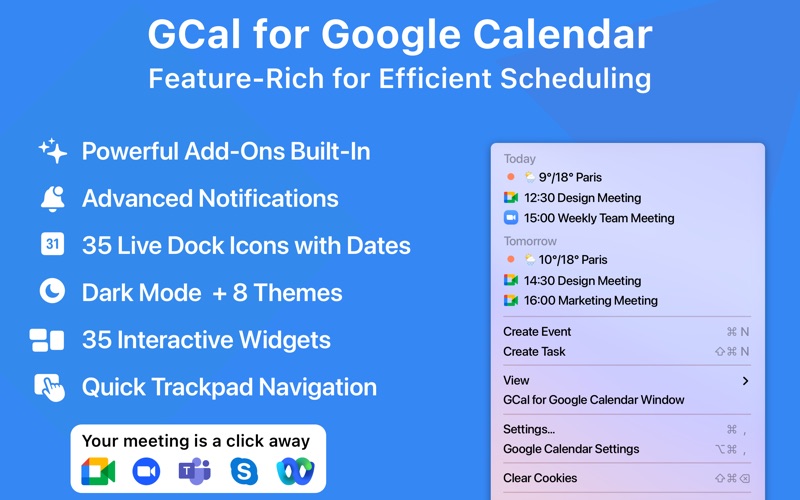 Screenshot #2 for GCal for Google Calendar