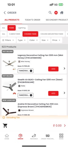 Havells RetailOne iPhone screenshot