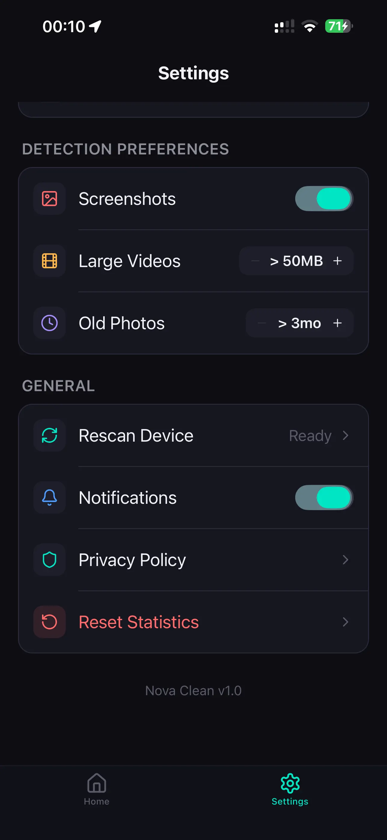 #9. Nova Clean (iOS) Av: Gianfranco Antenucci