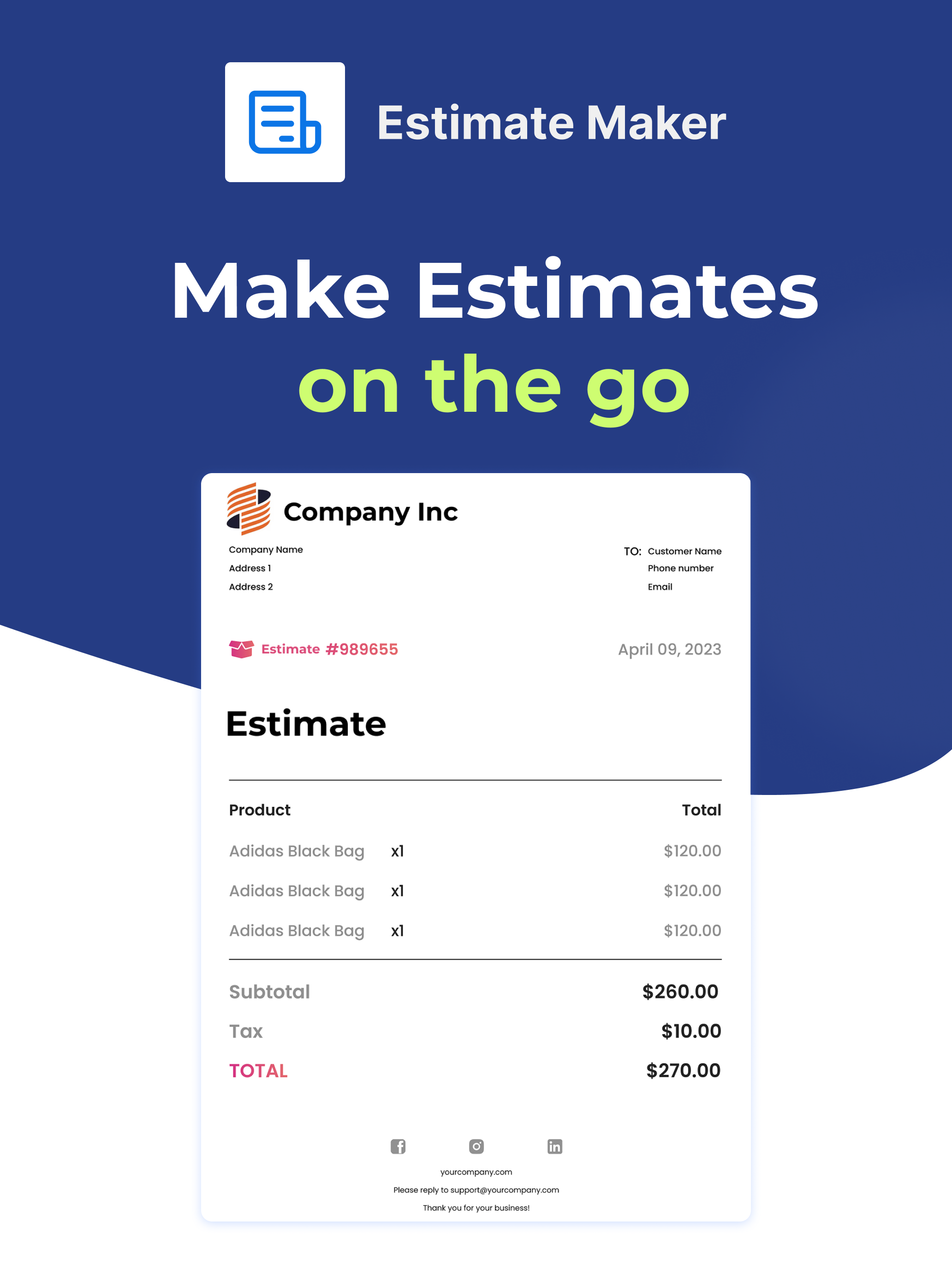 Estimate Maker Flex screenshot 10