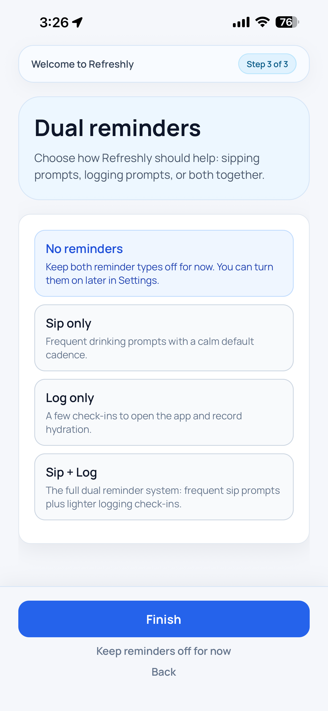 Refreshly: Water Tracker screenshot 3