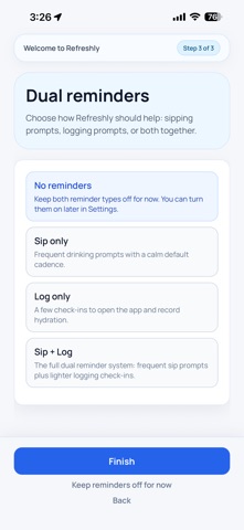 Refreshly: Water Tracker Screenshot 3 of 10