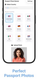 Biometric Passport Photo sizer screenshot