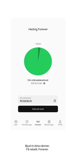 Hedvig iPhone screenshot 5