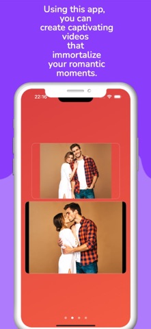 AI Hug Kiss Video Generator iPhone screenshot