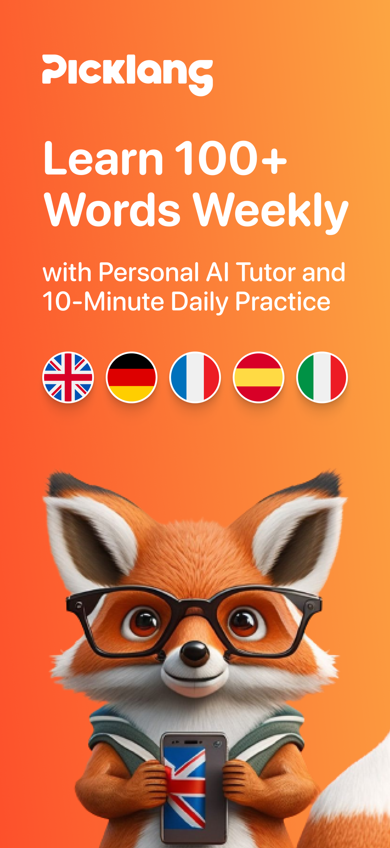 PickLang - Learn Words with AI