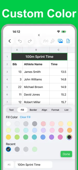 Spreadsheet Maker - GridSmith screenshot 4