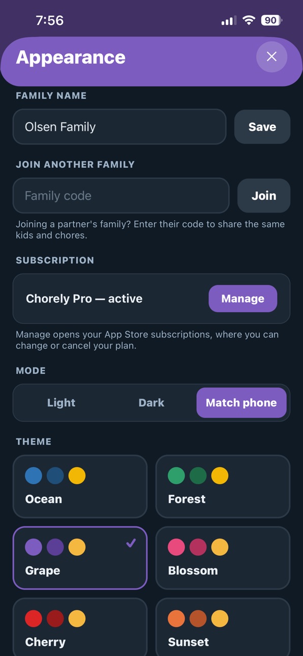 iPhone screenshot