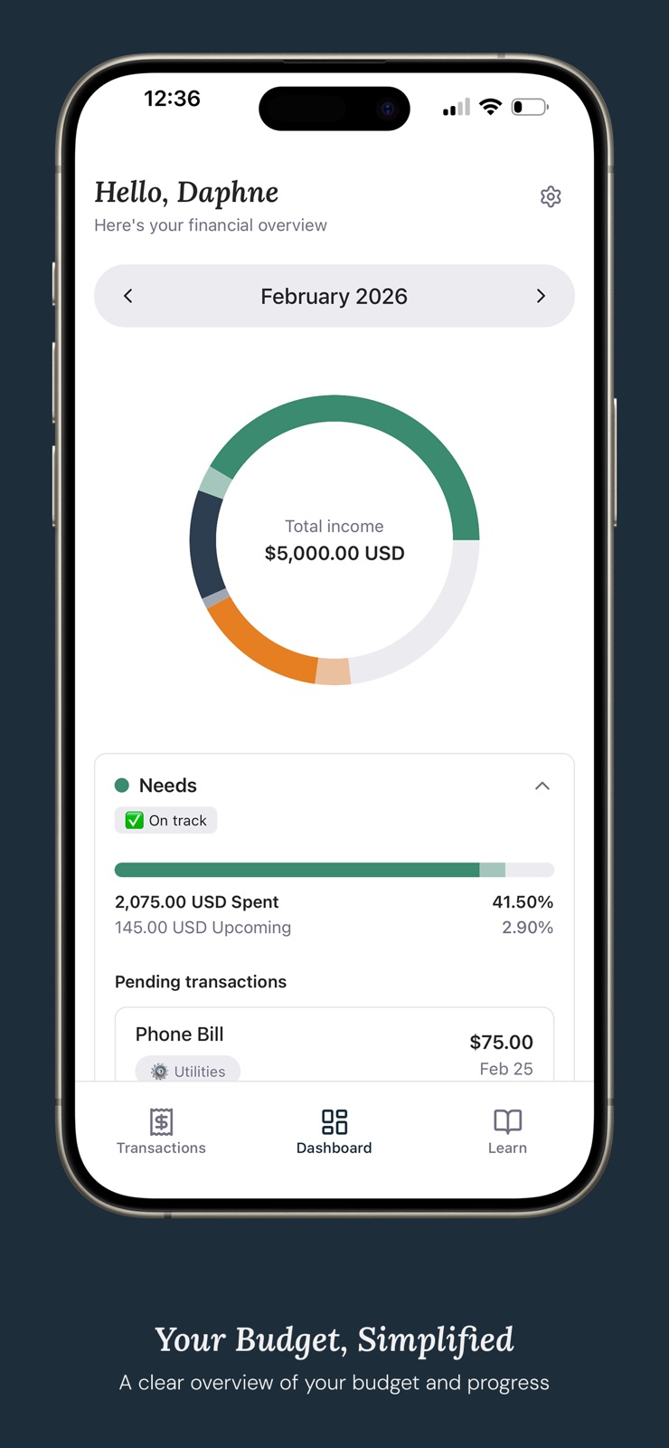 Thrive: Personal Finance iphone screenshot 2