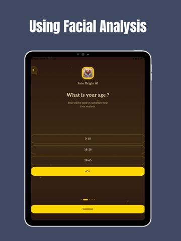 Face Origin AI iPad screenshot