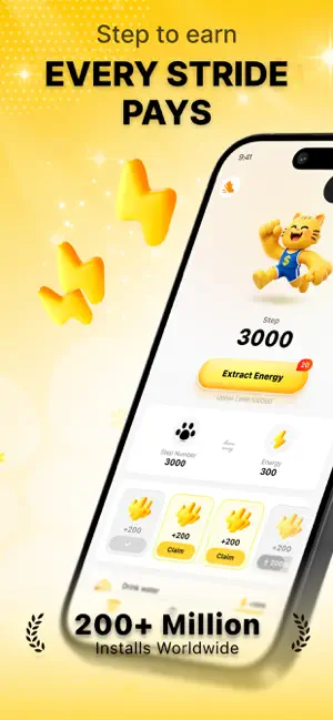 PaceGains: Walk & Gain More screenshot 1