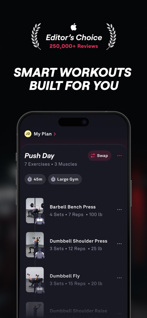 Fitbod: Gym & Fitness Planner - Personalized Plan Generation