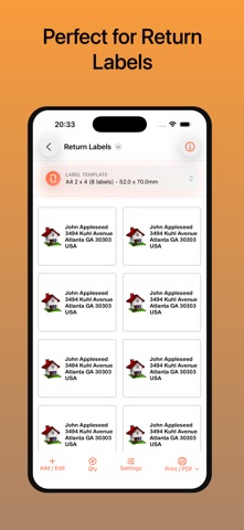 Label Printer iPhone screenshot