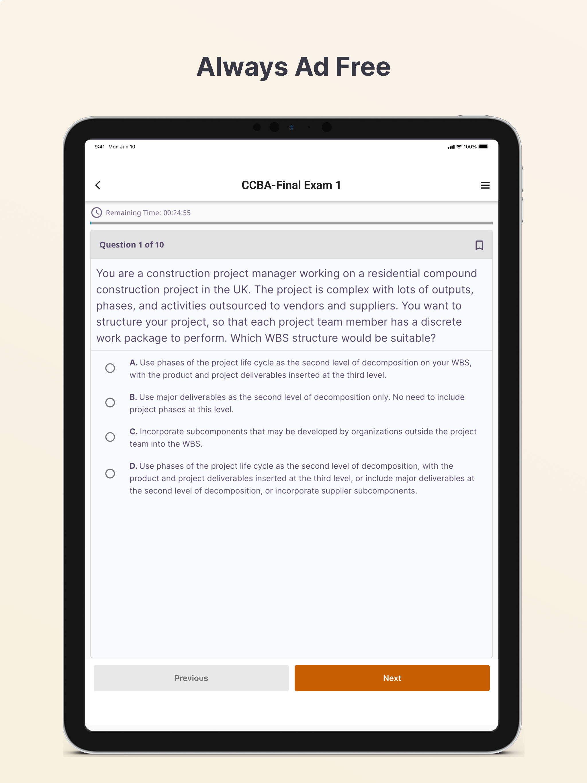 CCBA Exam Simulator