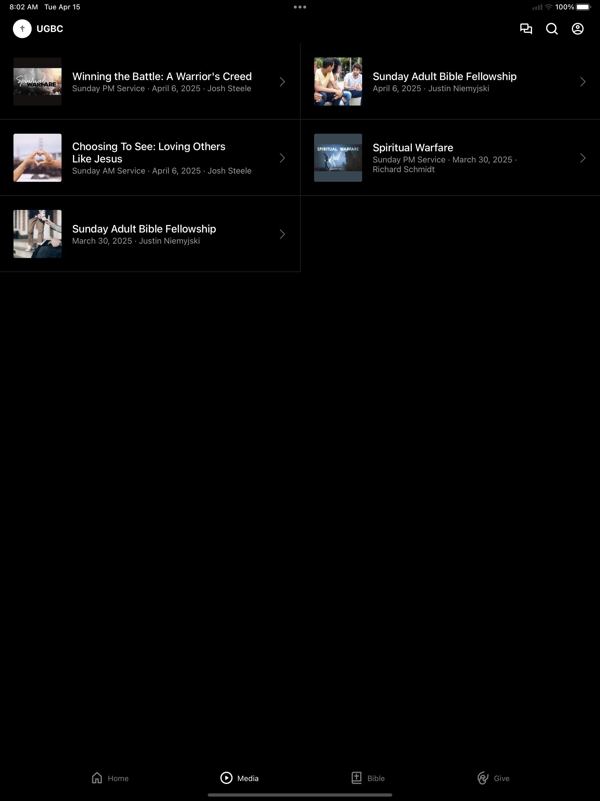 myUGBC screenshot 5