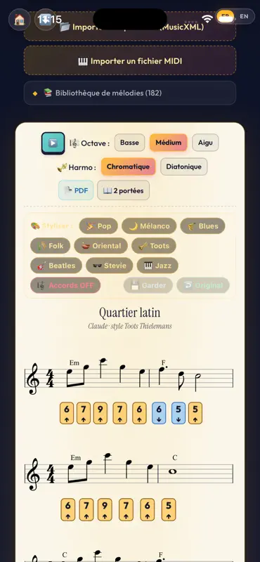 Mozart Match: lire les notes screenshot 10 of 10