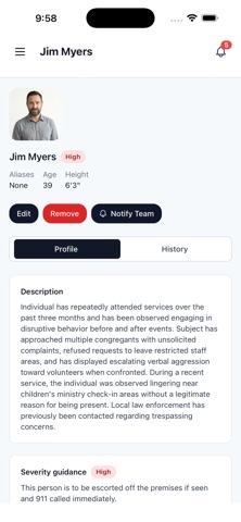 Church Security Planner screenshot