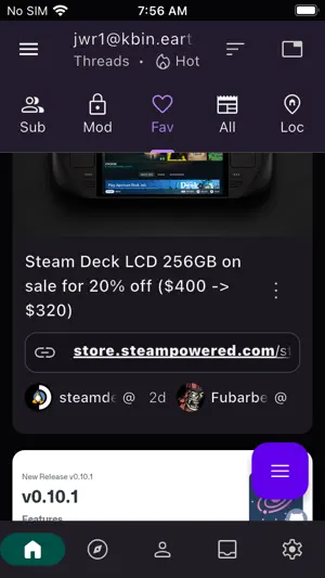 Interstellar: Fediverse Client screenshot 1