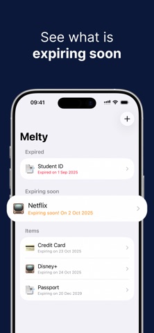 Melty – Track Expiration Dates Screenshot 2 of 4