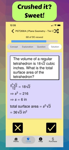 PrepAccelerator: SAT-PSAT Math iPhone screenshot