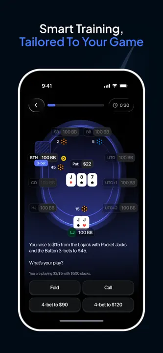 Runout Poker Trainer GTO Coach screenshot 4