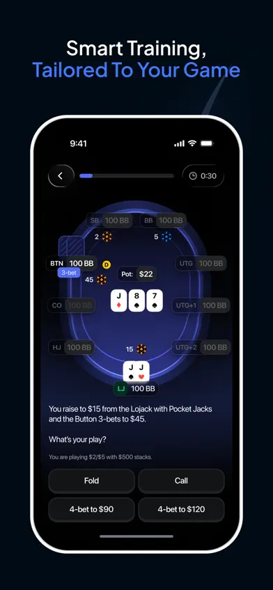 Runout Poker Trainer GTO Coach screenshot 4