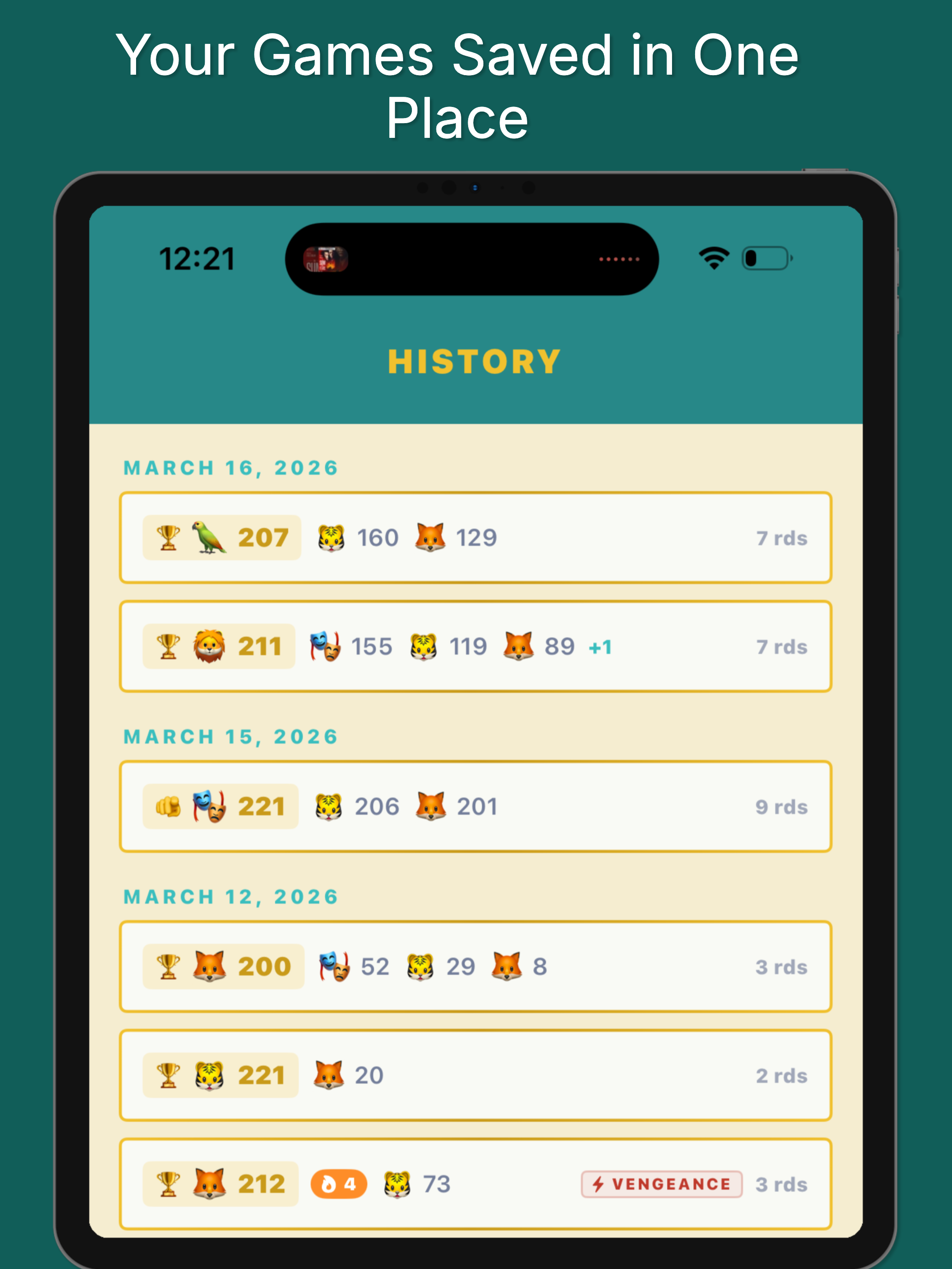FlipScore – Flip 7 Scorekeeper