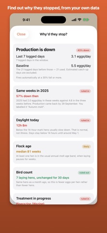 CoopLog: Chicken Egg Tracker Screenshot 2 of 5