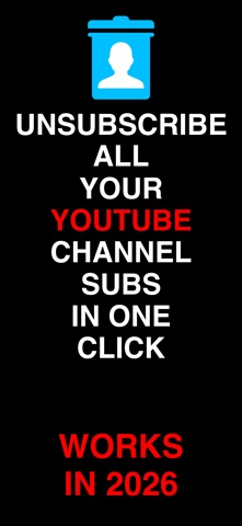 UnSubscribe All for Youtube iPhone screenshot