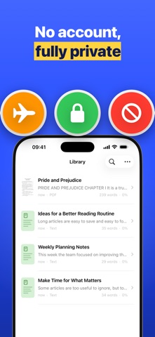 Aloudy - Text to Speech Reader Screenshot 8 of 8
