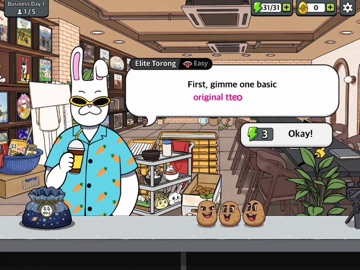Space Tteokbokki Tycoon iPad screenshot