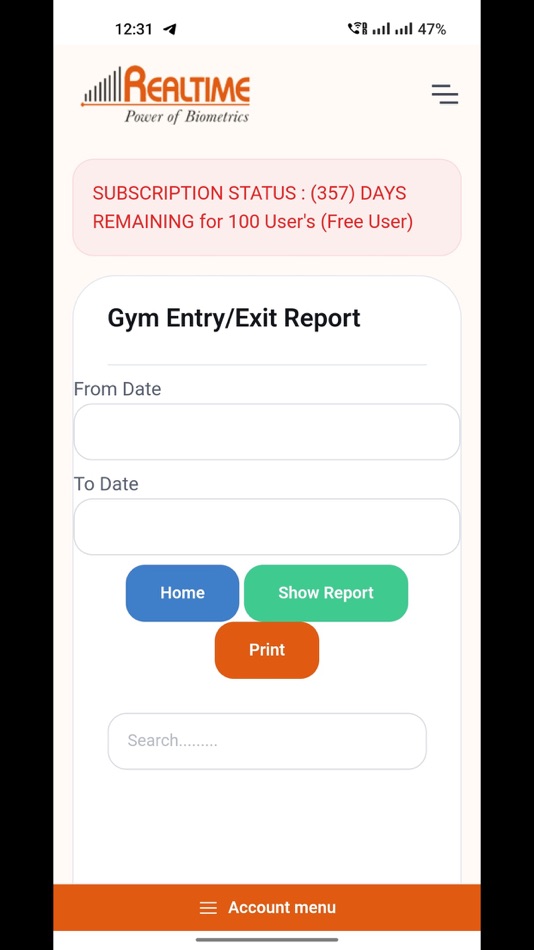 #1. Realtime Gym (iOS) 게시자: Rs Solutions