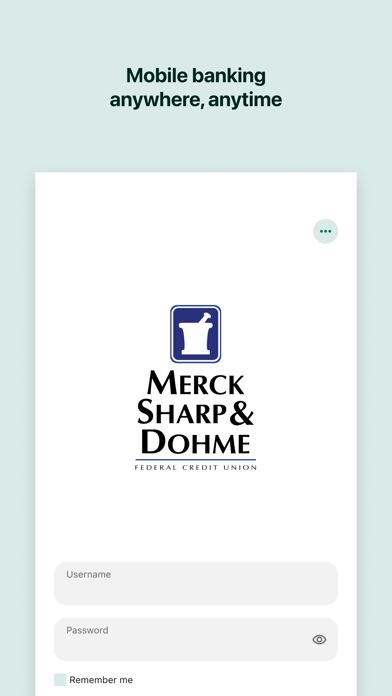 Merck Sharp & Dohme FCU Mobile Screenshot