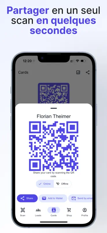 Carte de visite numérique screenshot 4 of 5