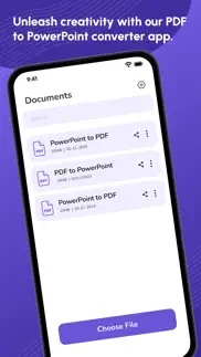 pdf & powerpoint converter iphone screenshot 2