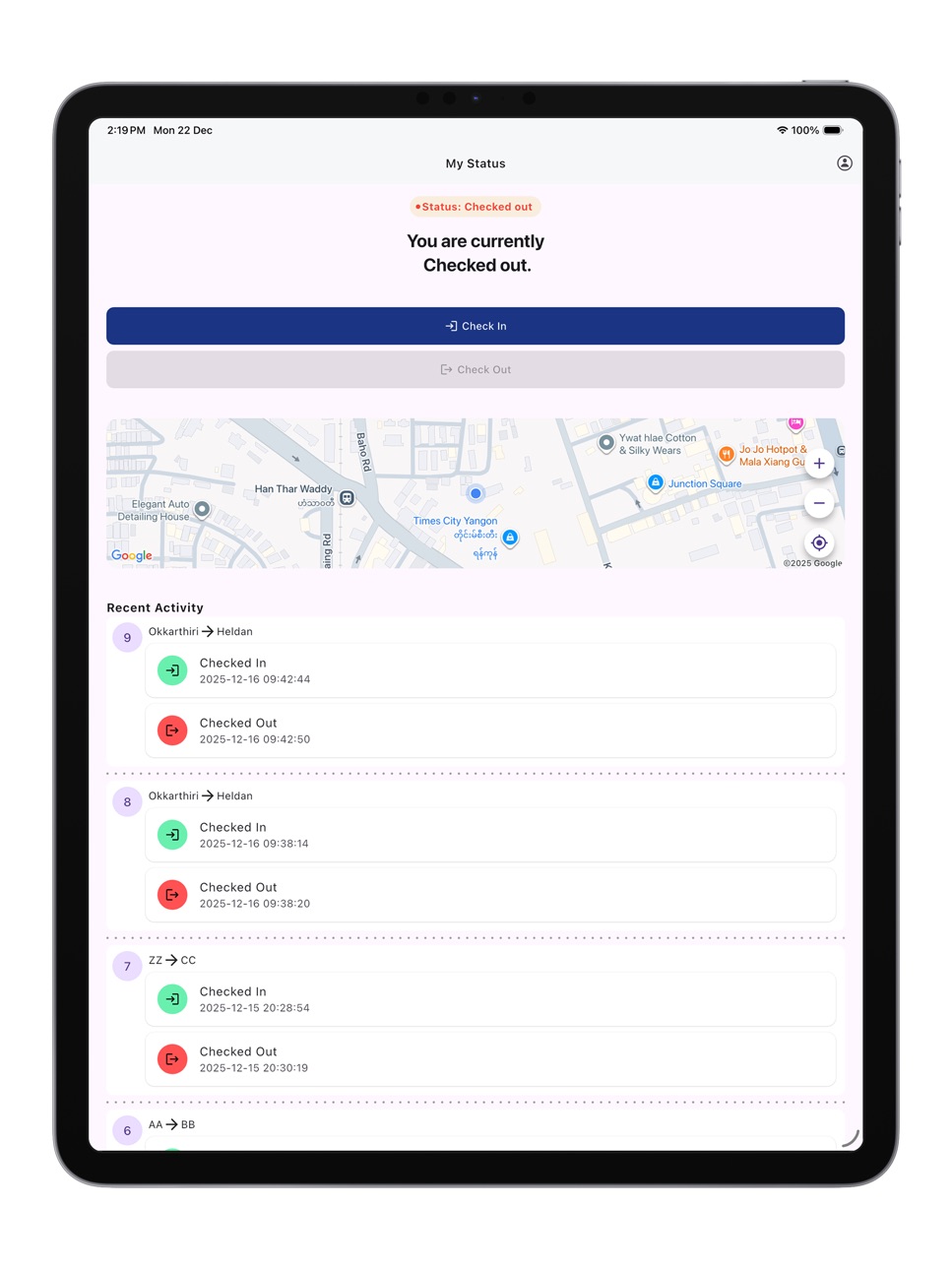iPad screenshot