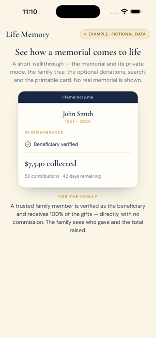 Lifememory:Memorials Screenshot 7 of 9