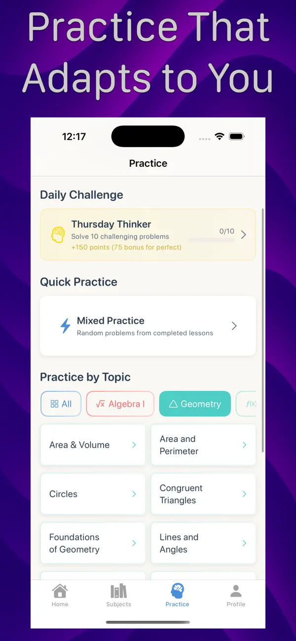 #3. Math Hero: High School Tutor (iOS) By: daniel berger