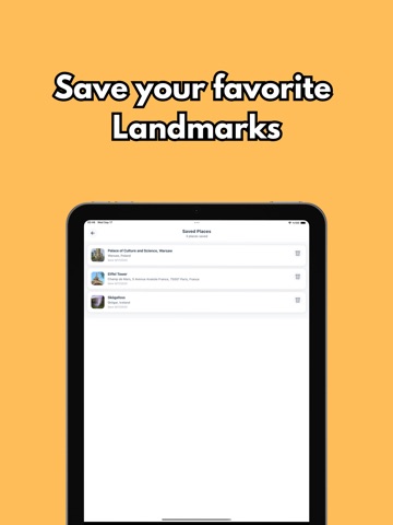 LandmarkAI: Scan Landmarks iPad screenshot