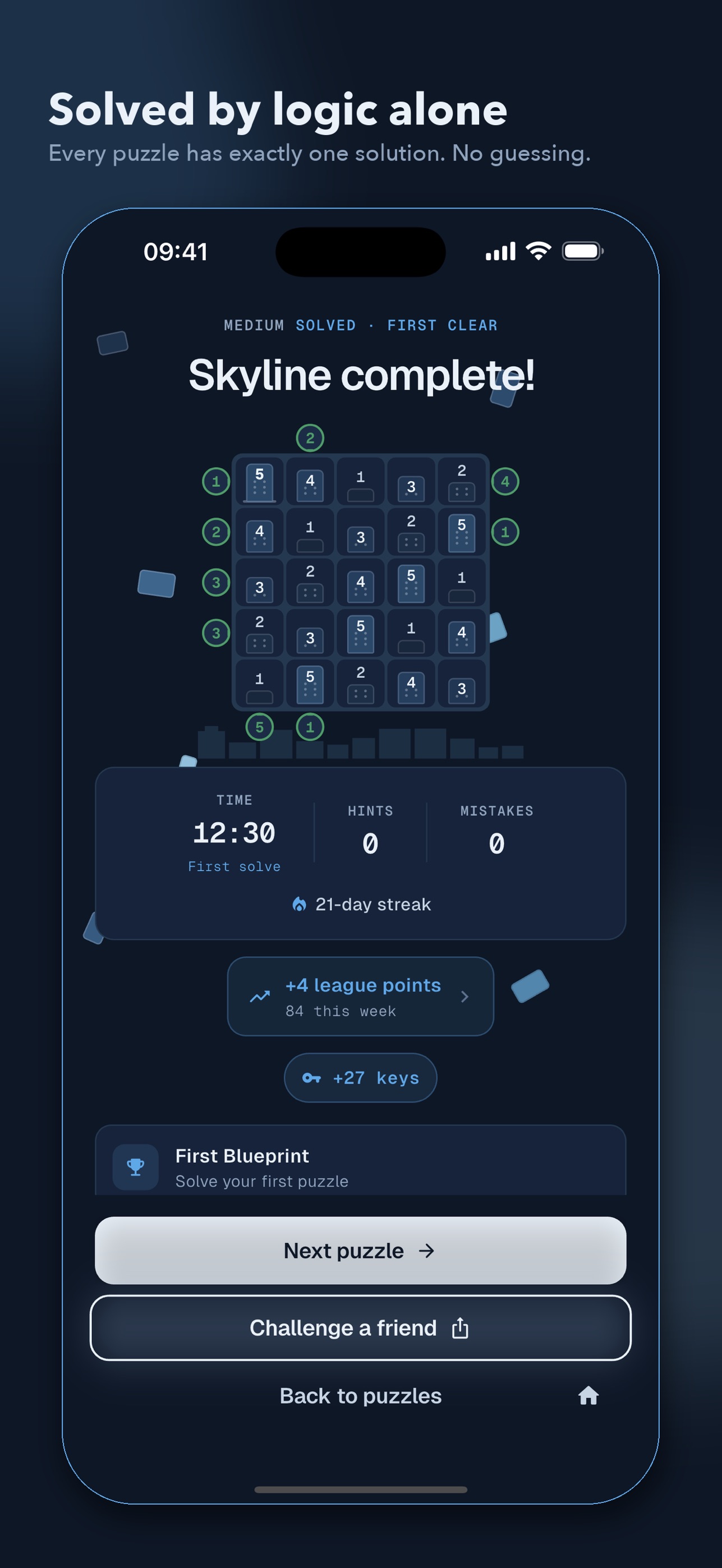 Screenshot 2 of Skyscrapers — Tower Logic